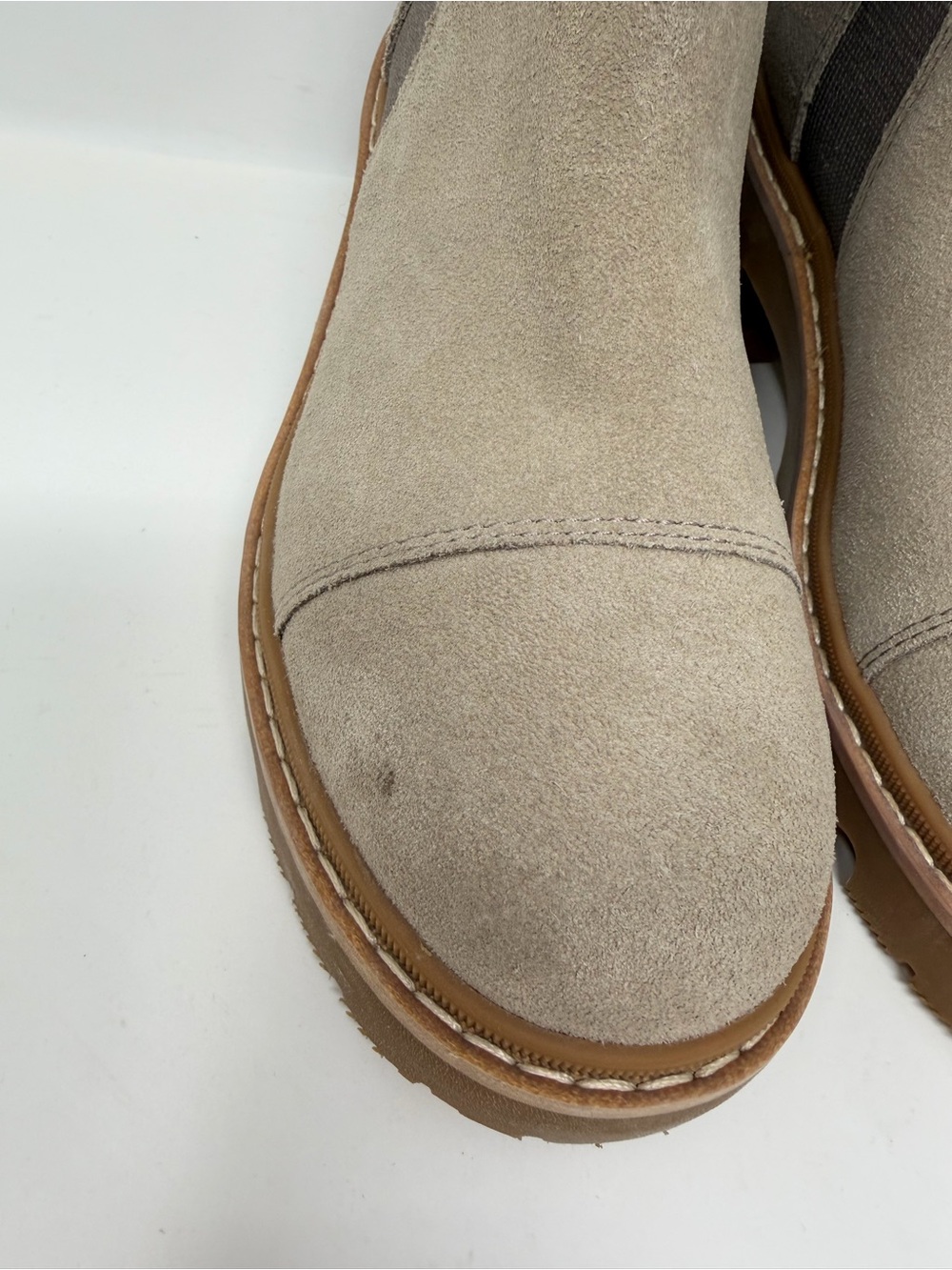 Sorel Joan Now Chelsea Boots Omega Taupe, Gum 2 Size 6.5 - Picture 12 of 12